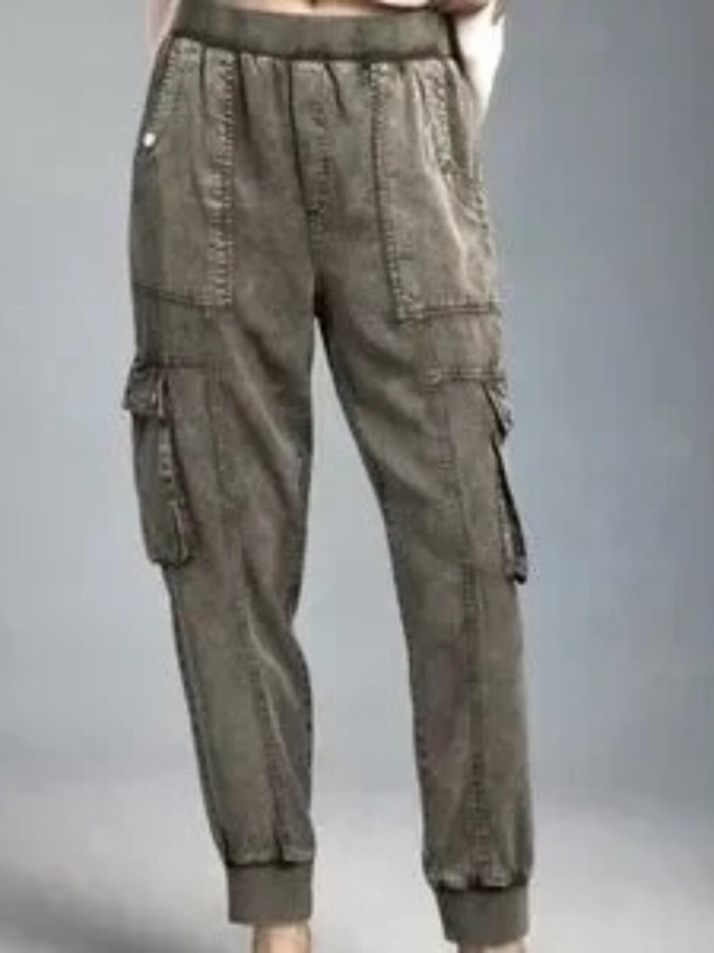 Anthropologie "olive" Joggers XS (grey) - Picture 2 of 10